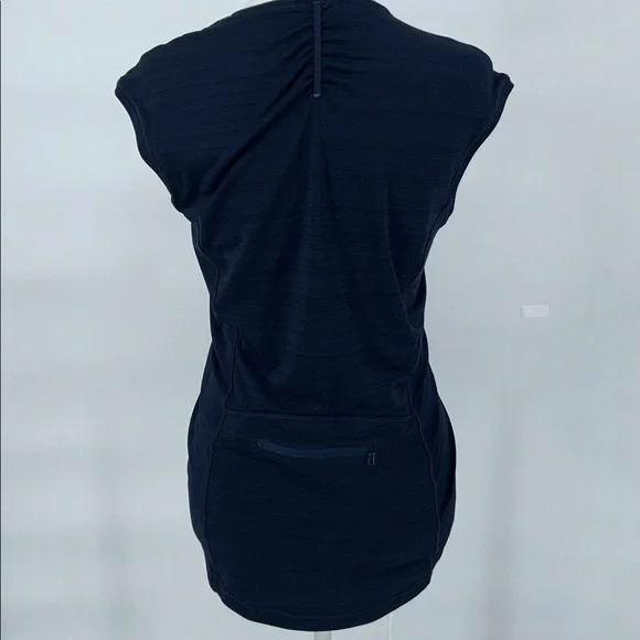 Athleta Women’s Small Sleeveless Athletic Tunic Top Ruched Performance Stretch - Picture 7 of 9